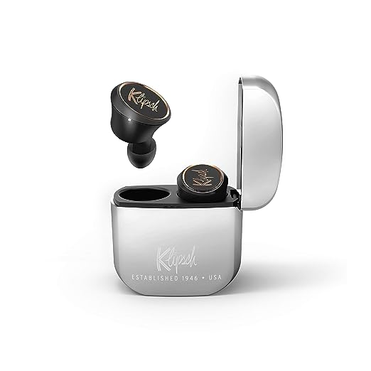 Klipsch T5 Truly Wireless in Ear Headphones with Mic (Black) Klipsch T5 Truly Wireless in Ear Headphones with Mic (Black)